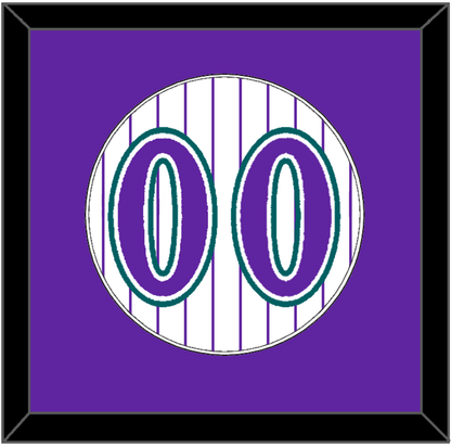 Arizona Number - Alternate Home White Pinstripes (1998-2006) - Essential Tier 1