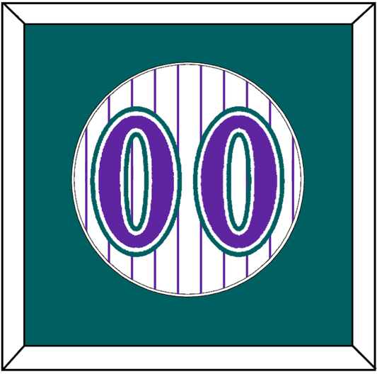 Arizona Number - Alternate Home White Pinstripes (1998-2006) - Essential Tier 2