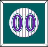 Arizona Number - Alternate Home White Pinstripes (1998-2006) - Single Mat 2