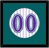 Arizona Number - Alternate Home White Pinstripes (1998-2006) - Single Mat 2