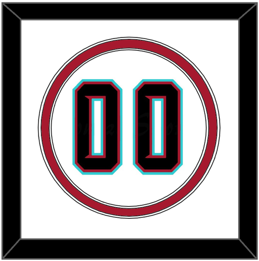 Arizona Number - Alternate Home White (2020-2023) - Signature Tier 1