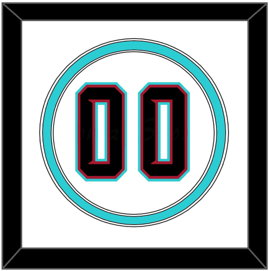 Arizona Number - Alternate Home White (2020-2023) - Signature Tier 2