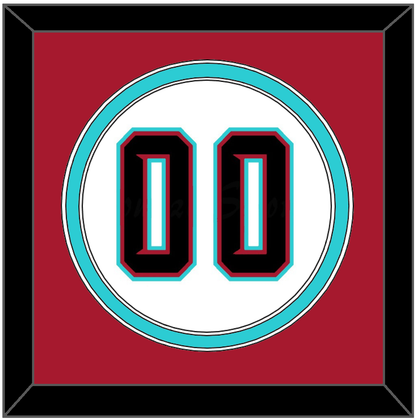 Arizona Number - Alternate Home White (2020-2023) - Signature Tier 3