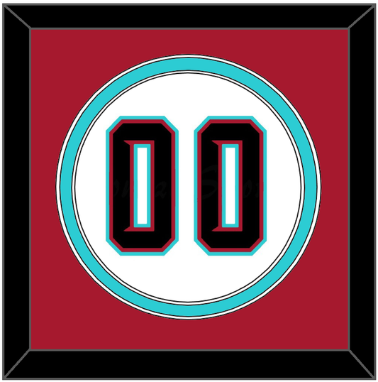 Arizona Number - Alternate Home White (2020-2023) - Signature Tier 3