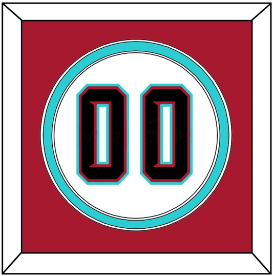 Arizona Number - Alternate Home White (2020-2023) - Signature Tier 3