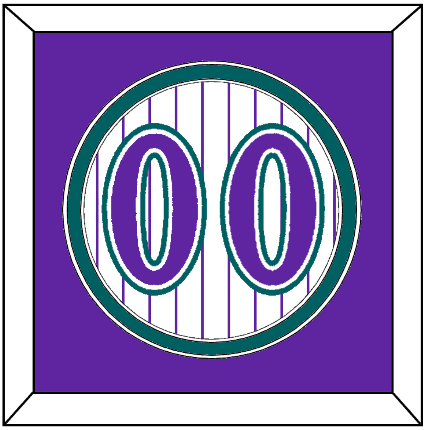 Arizona Number - Alternate Home White Pinstripes (1998-2006) - Signature Tier 3