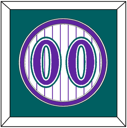 Arizona Number - Alternate Home White Pinstripes (1998-2006) - Signature Tier 4