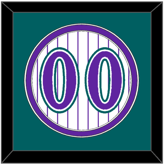 Arizona Number - Alternate Home White Pinstripes (1998-2006) - Signature Tier 4