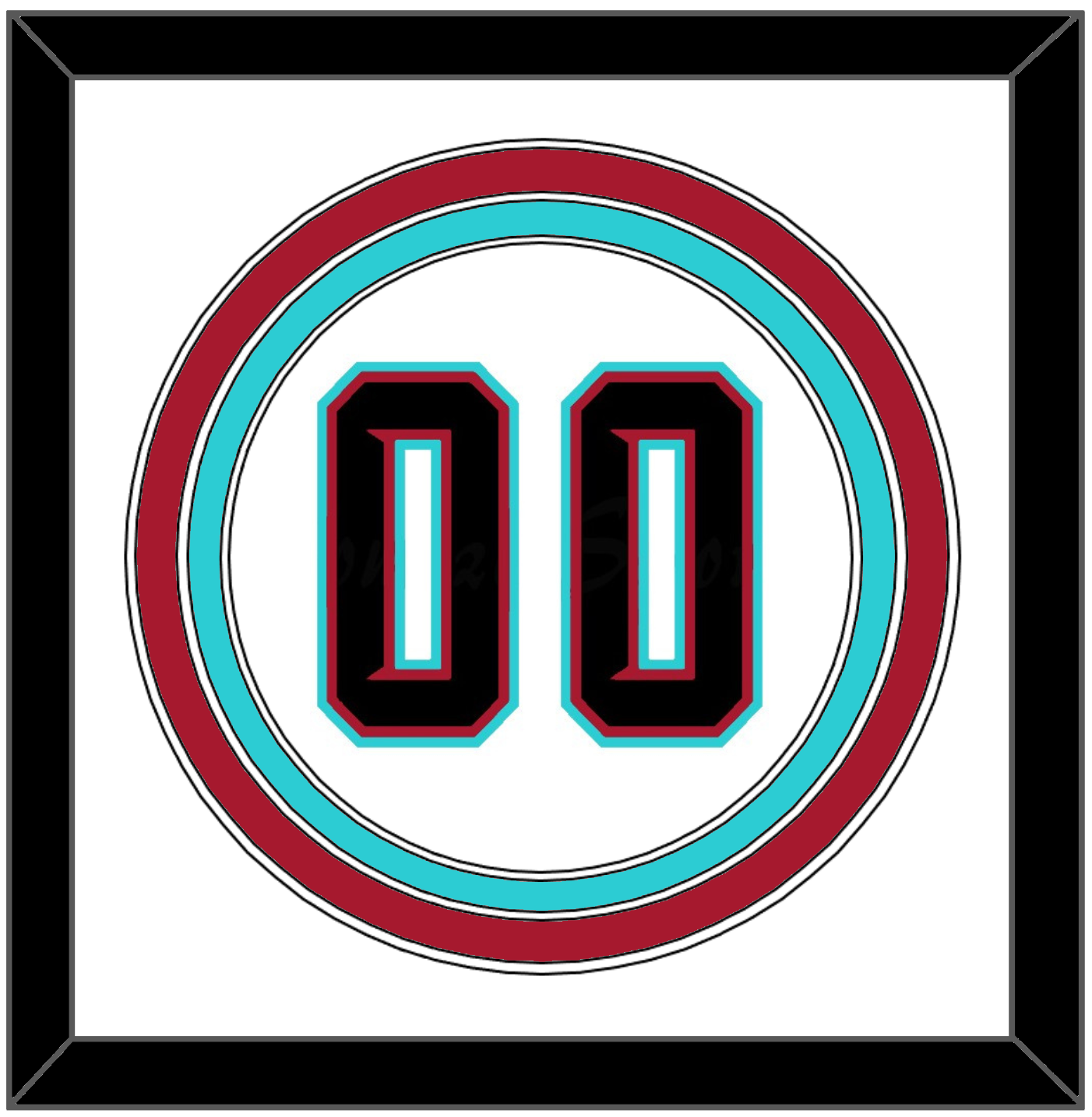 Arizona Number - Alternate Home White (2020-2023) - Premier Tier 1