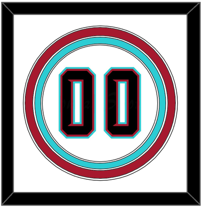 Arizona Number - Alternate Home White (2020-2023) - Premier Tier 1