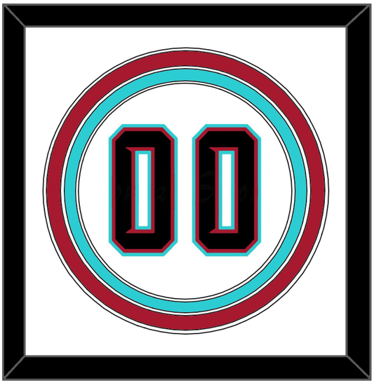 Arizona Number - Alternate Home White (2020-2023) - Premier Tier 1
