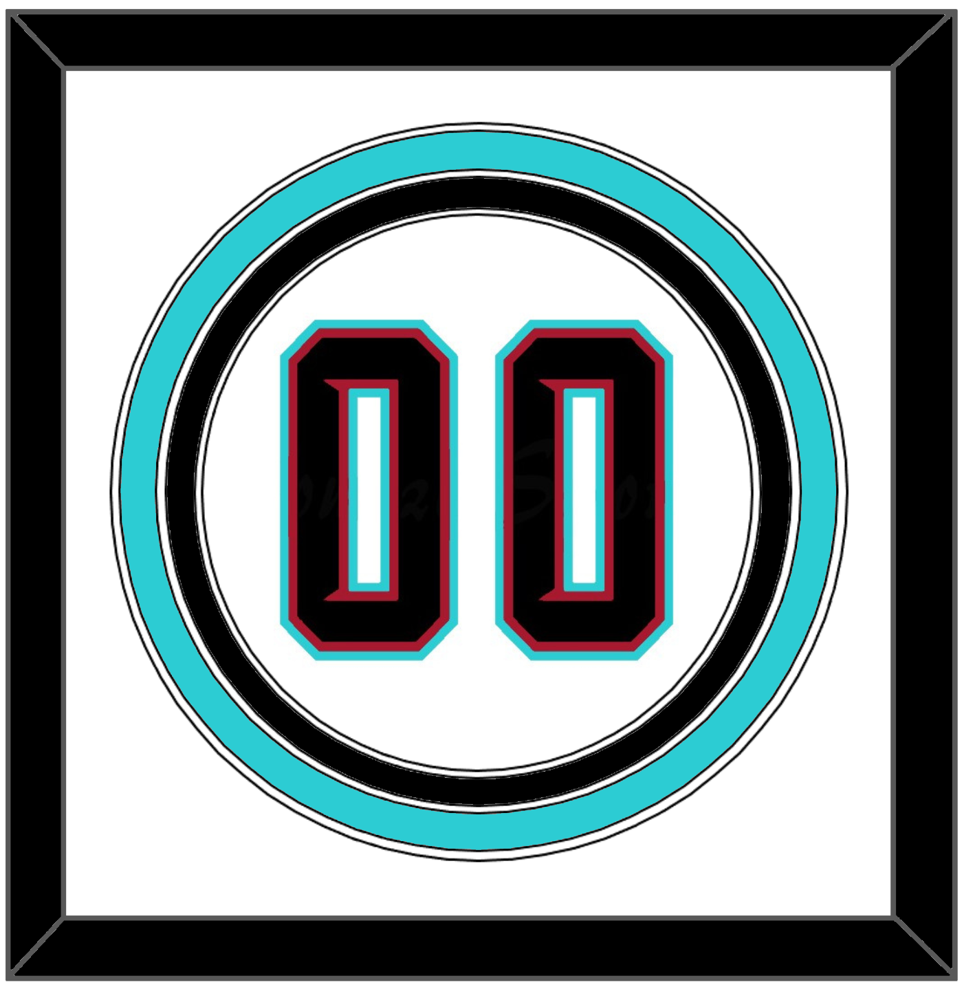 Arizona Number - Alternate Home White (2020-2023) - Premier Tier 2