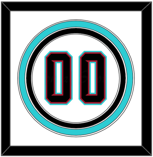 Arizona Number - Alternate Home White (2020-2023) - Premier Tier 2