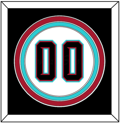Arizona Number - Alternate Home White (2020-2023) - Premier Tier 3