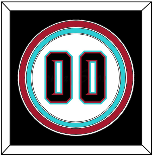 Arizona Number - Alternate Home White (2020-2023) - Premier Tier 3