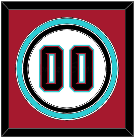 Arizona Number - Alternate Home White (2020-2023) - Premier Tier 4