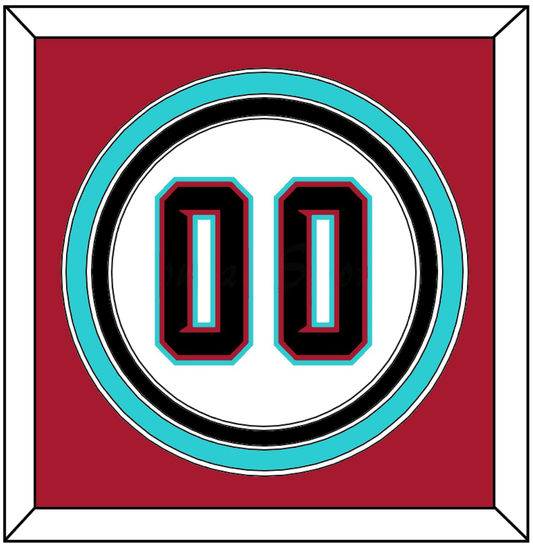 Arizona Number - Alternate Home White (2020-2023) - Premier Tier 4