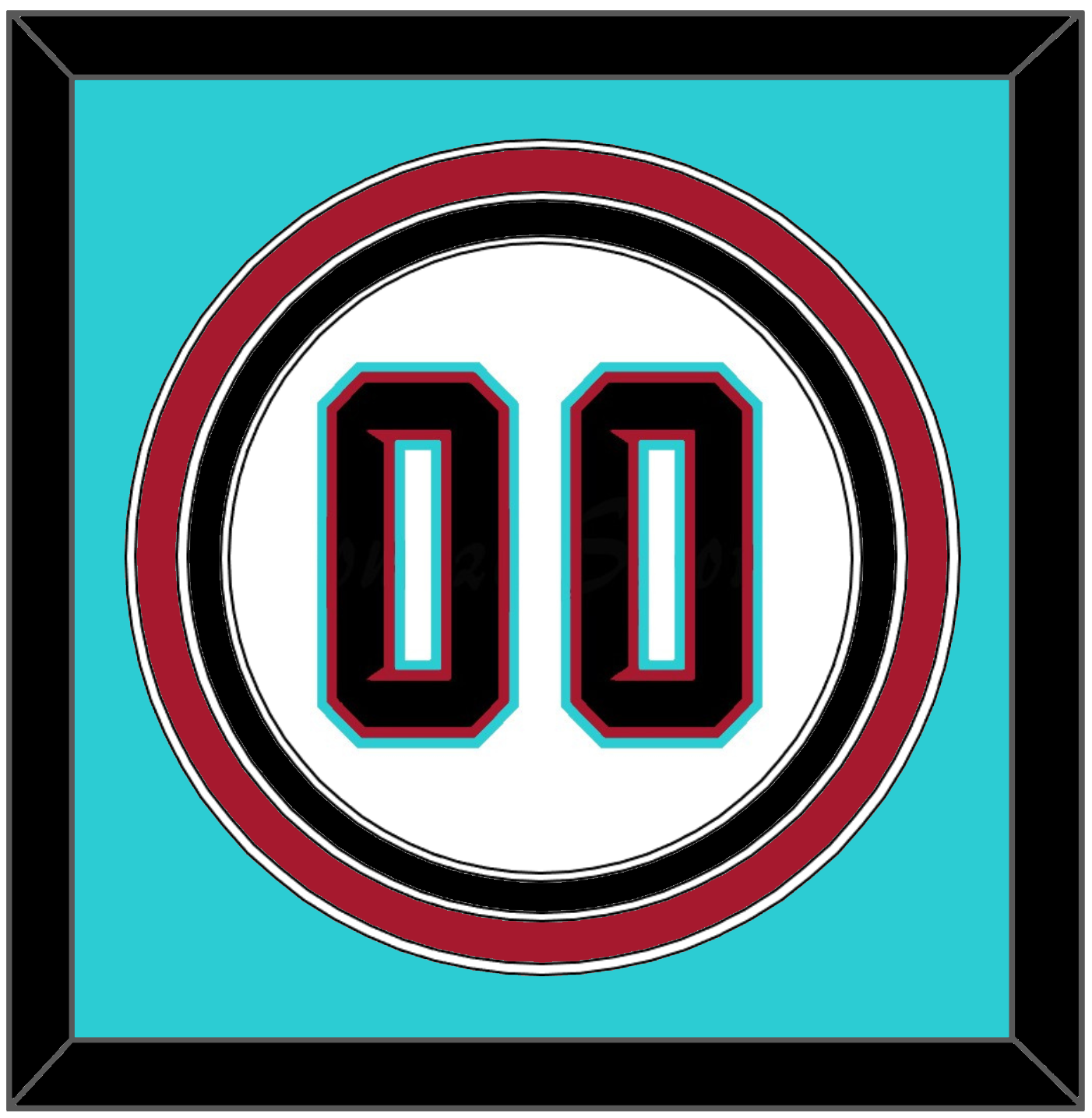 Arizona Number - Alternate Home White (2020-2023) - Premier Tier 5