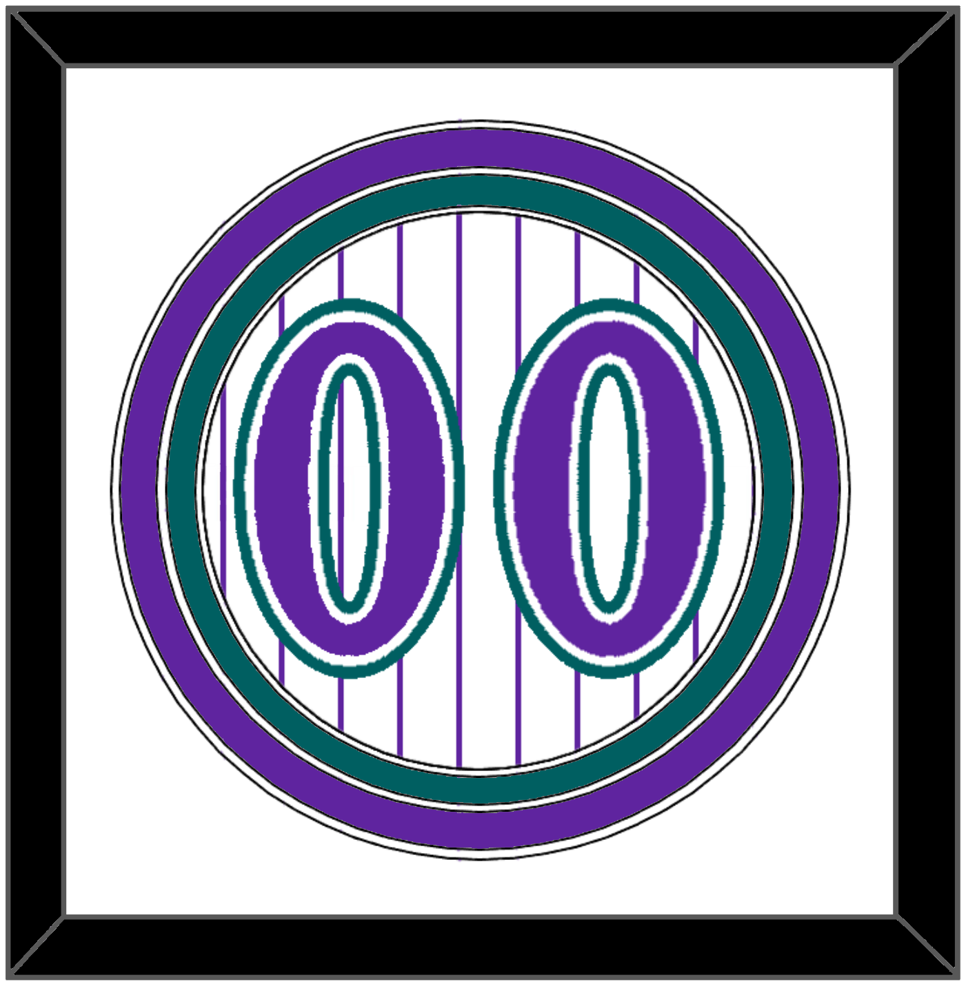 Arizona Number - Alternate Home White Pinstripes (1998-2006) - Premier Tier 1