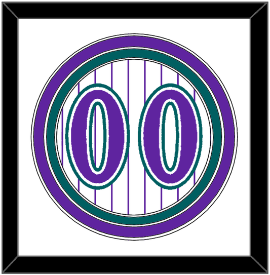 Arizona Number - Alternate Home White Pinstripes (1998-2006) - Premier Tier 1