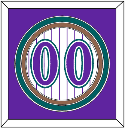 Arizona Number - Alternate Home White Pinstripes (1998-2006) - Premier Tier 2