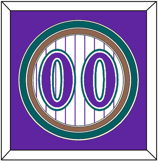 Arizona Number - Alternate Home White Pinstripes (1998-2006) - Premier Tier 2