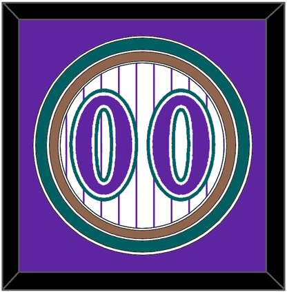Arizona Number - Alternate Home White Pinstripes (1998-2006) - Premier Tier 2