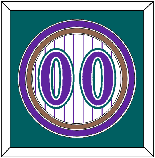 Arizona Number - Alternate Home White Pinstripes (1998-2006) - Premier Tier 3