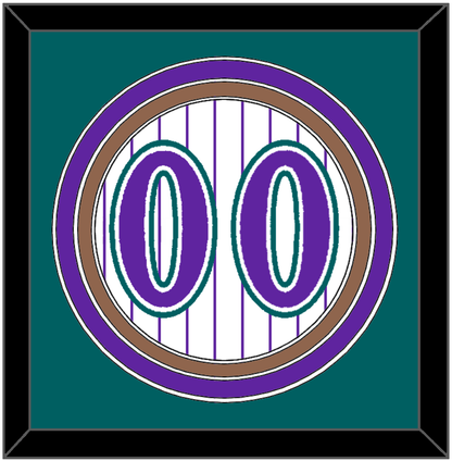 Arizona Number - Alternate Home White Pinstripes (1998-2006) - Premier Tier 3