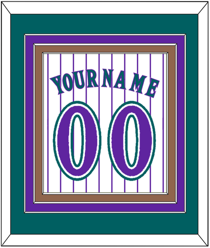 Arizona Name & Number - Alternate Home White Pinstripes (1998-2006) - Premier Tier 3
