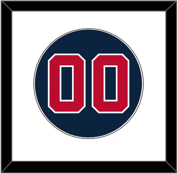 Atlanta Number - Alternate Road Blue - Single Mat 1