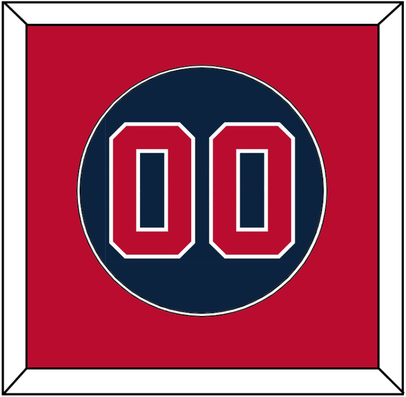 Atlanta Number - Alternate Road Blue - Single Mat 2