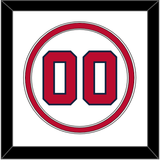 Atlanta Number - Home White - Double Mat 1