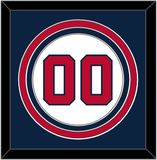 Atlanta Number - Home White - Triple Mat 3