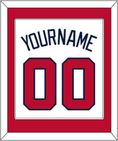 Atlanta Name & Number - Home White - Single Mat 1