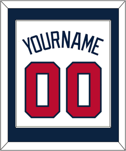 Atlanta Name & Number - Home White - Single Mat 2