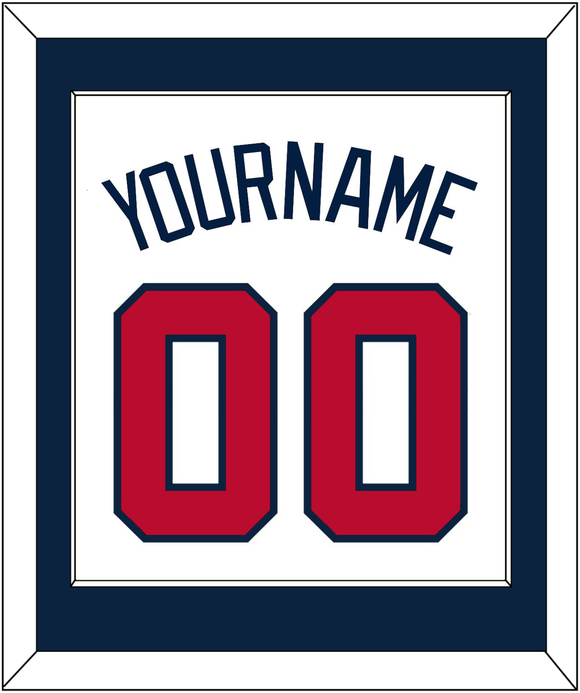 Atlanta Name & Number - Home White - Single Mat 2