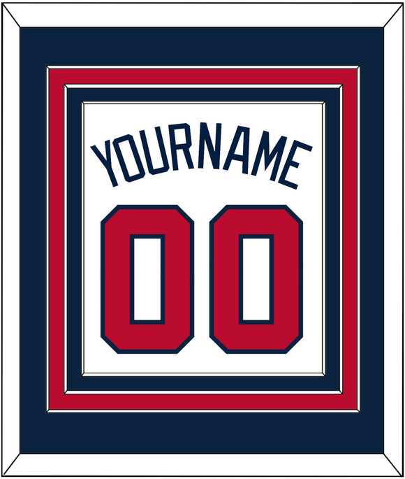 Atlanta Name & Number - Home White - Triple Mat 3