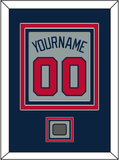 Atlanta Name, Number & World Series Champions Patch - Road Gray - Triple Mat 3
