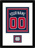 Atlanta Name, Number & World Series Champions Patch - Alternate Road Blue - Triple Mat 1