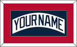 Atlanta Nameplate - Home White (1987-2004) - Single Mat 3