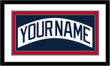 Atlanta Nameplate - Home White (1987-2004) - Double Mat 2