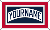 Atlanta Nameplate - Home White (1987-2004) - Double Mat 4