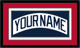Atlanta Nameplate - Home White (1987-2004) - Double Mat 4