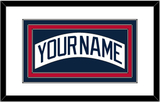 Atlanta Nameplate - Home White (1987-2004) - Triple Mat 2