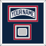 Atlanta Nameplate & World Series Jersey Patch - Home White (1987-2004)- Triple Mat 4