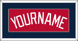 Atlanta Name - Alternate Home Red - Single Mat 2