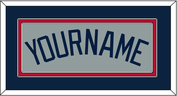 Atlanta Name - Road Gray - Double Mat 4