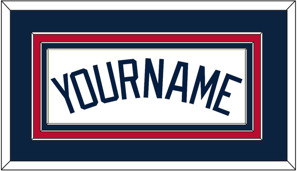 Atlanta Name - Home White - Triple Mat 3