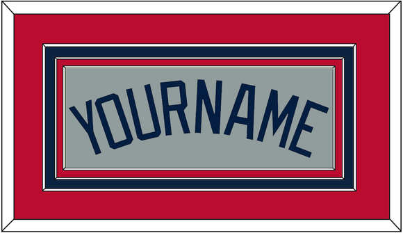 Atlanta Name - Road Gray - Triple Mat 2